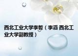 西北工业大学李哲（李滔 西北工业大学副教授）