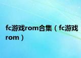 fc游戏rom合集（fc游戏rom）