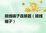 接线端子连接器（接线端子）
