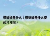绿娘娘是什么（绿婆娘是什么梗简介介绍）