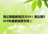高云翔最新情况2019（高云翔2019年最新消息怎样）