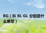 BG（Bi BL GL 分别是什么意思）
