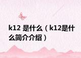 k12 是什么（k12是什么简介介绍）