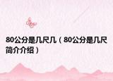 80公分是几尺几（80公分是几尺简介介绍）