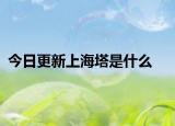 今日更新上海塔是什么