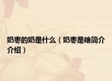 奶枣的奶是什么（奶枣是啥简介介绍）