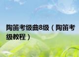 陶笛考级曲8级（陶笛考级教程）