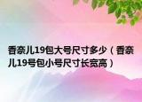 香奈儿19包大号尺寸多少（香奈儿19号包小号尺寸长宽高）