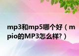 mp3和mp5哪个好（mpio的MP3怎么样?）