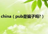 china（pub是骗子吗?）