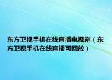 东方卫视手机在线直播电视剧（东方卫视手机在线直播可回放）