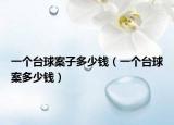 一个台球案子多少钱（一个台球案多少钱）