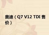 奥迪（Q7 V12 TDI 售价）
