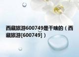 西藏旅游600749是干啥的（西藏旅游[600749]）