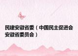 民建安徽省委（中国民主促进会安徽省委员会）