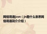 网络用语jcsn（jn是什么意思网络用语简介介绍）
