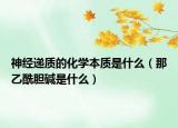 神经递质的化学本质是什么（那乙酰胆碱是什么）