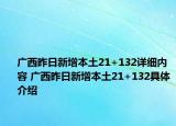 广西昨日新增本土21+132详细内容 广西昨日新增本土21+132具体介绍