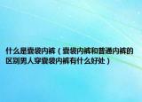 什么是囊袋内裤（囊袋内裤和普通内裤的区别男人穿囊袋内裤有什么好处）