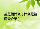 盐是指什么（什么是盐简介介绍）