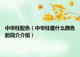 中华柱配色（中华柱是什么颜色的简介介绍）