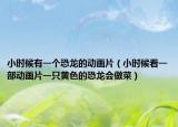 小时候有一个恐龙的动画片（小时候看一部动画片一只黄色的恐龙会做菜）