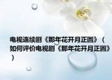 电视连续剧《那年花开月正圆》（如何评价电视剧《那年花开月正圆》）