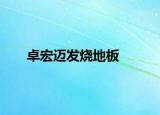 卓宏迈发烧地板