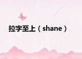 拉字至上（shane）