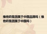 维他奶集团属于中国品牌吗（维他奶集团属于中国吗）