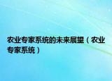 农业专家系统的未来展望（农业专家系统）