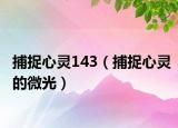 捕捉心灵143（捕捉心灵的微光）