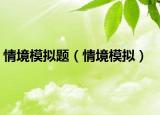 情境模拟题（情境模拟）