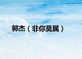 郭杰（非你莫属）