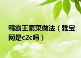 鸭霸王素菜做法（雅宝网是c2c吗）