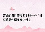 好点的男性假发多少钱一个（好点的男性假发多少钱）