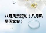 八月风景短句（八月风景照文案）