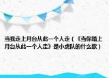 当我走上月台从此一个人走（《当你踏上月台从此一个人走》是小虎队的什么歌）
