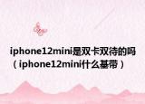 iphone12mini是双卡双待的吗（iphone12mini什么基带）