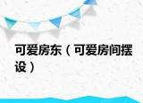 可爱房东（可爱房间摆设）