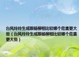 台风玲玲生成跟杨柳相比较哪个危害更大些（台风玲玲生成跟杨柳相比较哪个危害更大些）