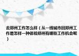 去郑州工作怎么样（从一线城市回郑州工作是怎样一种体验郑州有哪些工作机会呢）