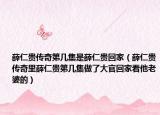 薛仁贵传奇第几集是薛仁贵回家（薛仁贵传奇里薛仁贵第几集做了大官回家看他老婆的）