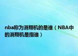 nba称为滑翔机的是谁（NBA中的滑翔机是指谁）