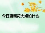今日更新花大姐怕什么