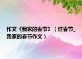 作文《我家的春节》（过春节_我家的春节作文）