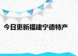 今日更新福建宁德特产