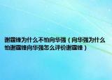 谢霆锋为什么不怕向华强（向华强为什么怕谢霆锋向华强怎么评价谢霆锋）