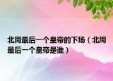 北周最后一个皇帝的下场（北周最后一个皇帝是谁）