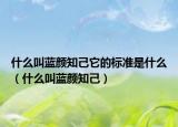 什么叫蓝颜知己它的标准是什么（什么叫蓝颜知己）
